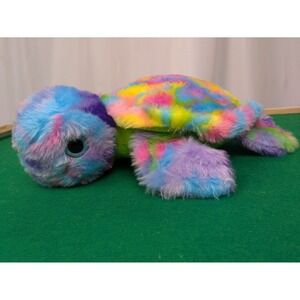 Fiesta Psychedelic Rainbow Turtle Plush 12 Inch Stuffed Animal A05288 Multicolor